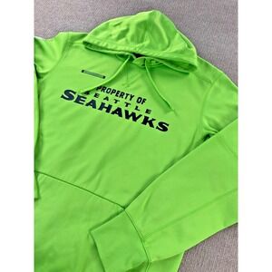 Nike‎ NFL Training Equipment Seattle Seahawks Dri-Fit Pullover Hoodie Men's Med